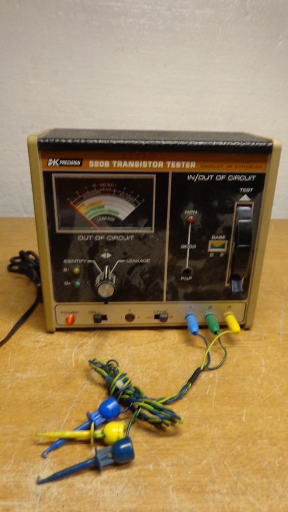 Vintage BK Precision 520B Transistor Tester