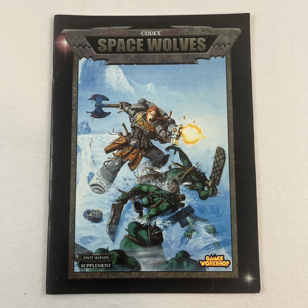 Warhammer 40K Games Workshop 2000 Space Wolves Codex Marines Supplement