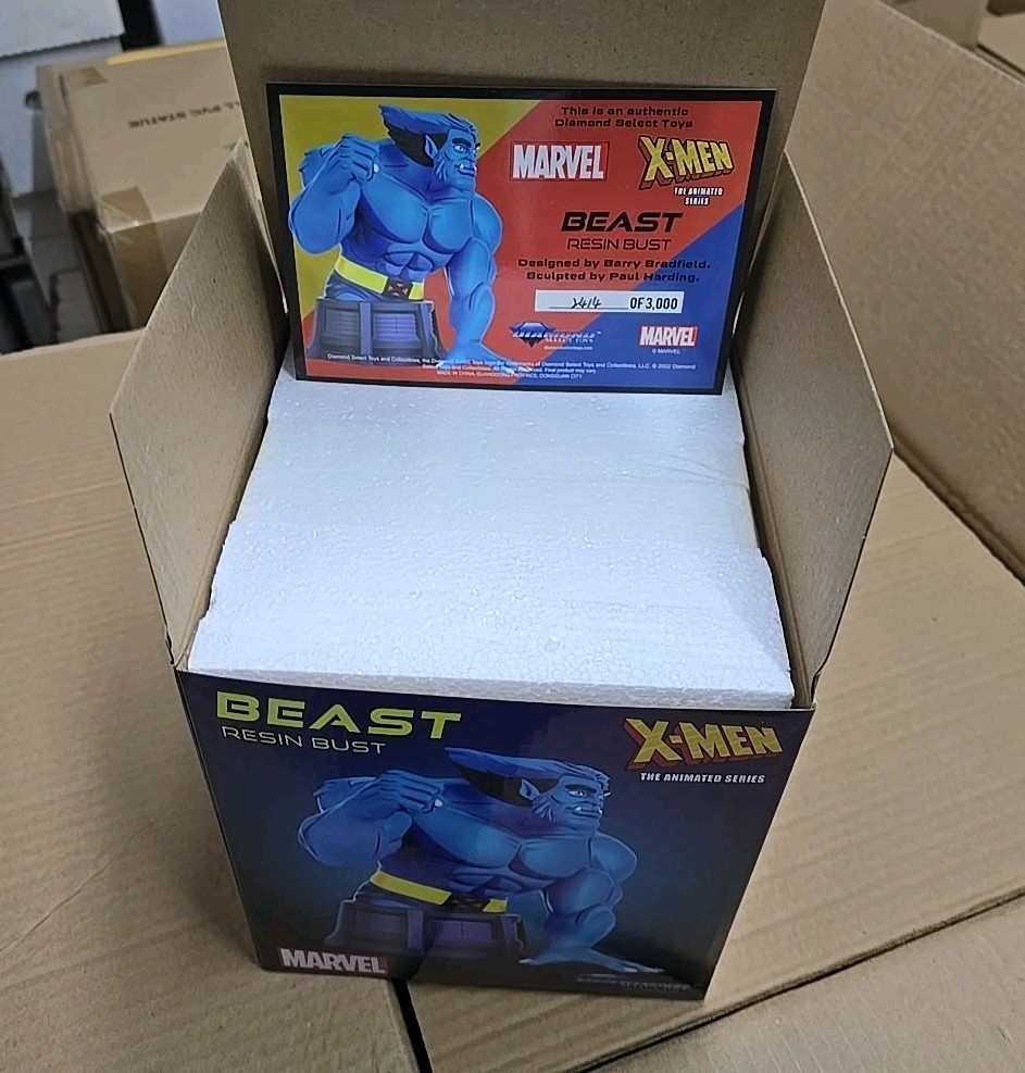 MARVEL’S BEAST RESIN BUST DIAMOND SELECT X-MEN LIMITED EDITION /3000 FREE SHIP!