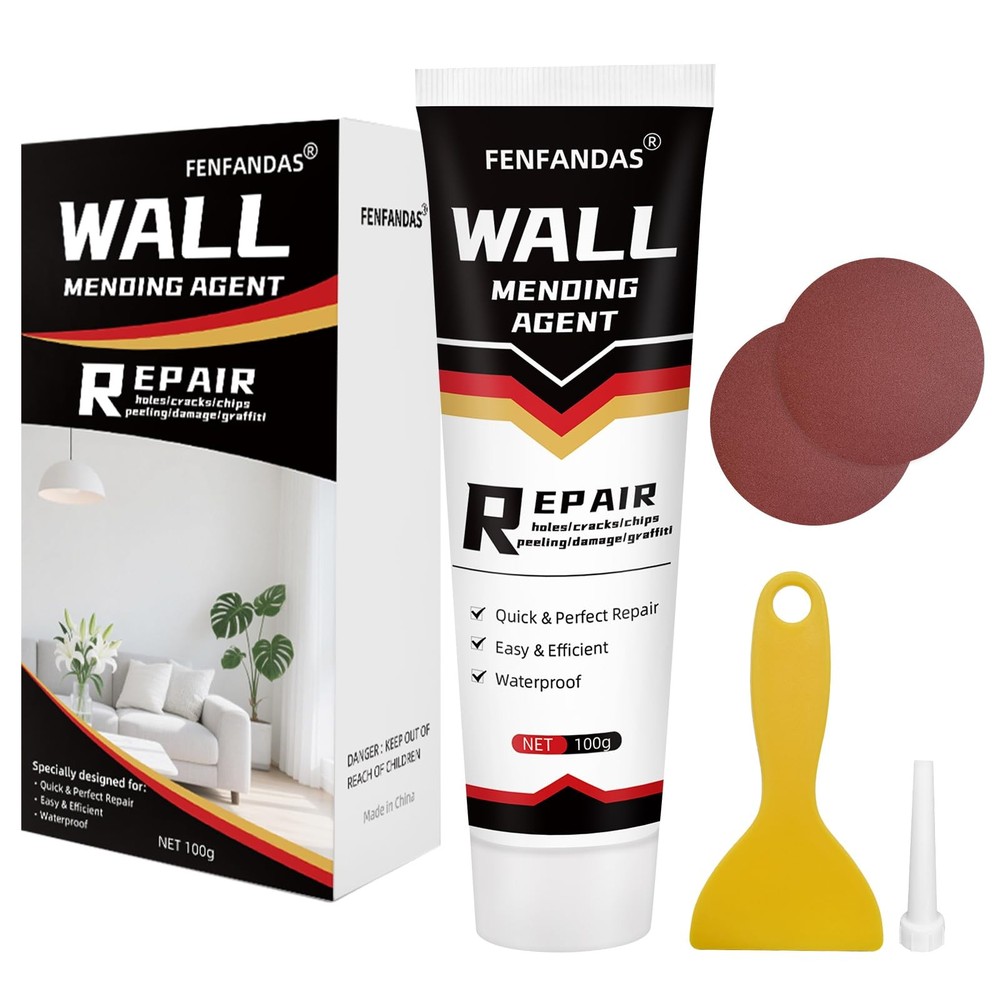 Drywall Repair Kit, Hole Patch Kit Spackle Wall White