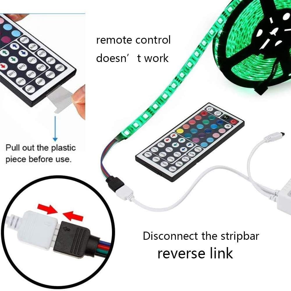 Versatile 44 Key RGB LED Controller Remote - Wireless Dimmer for Light Strips