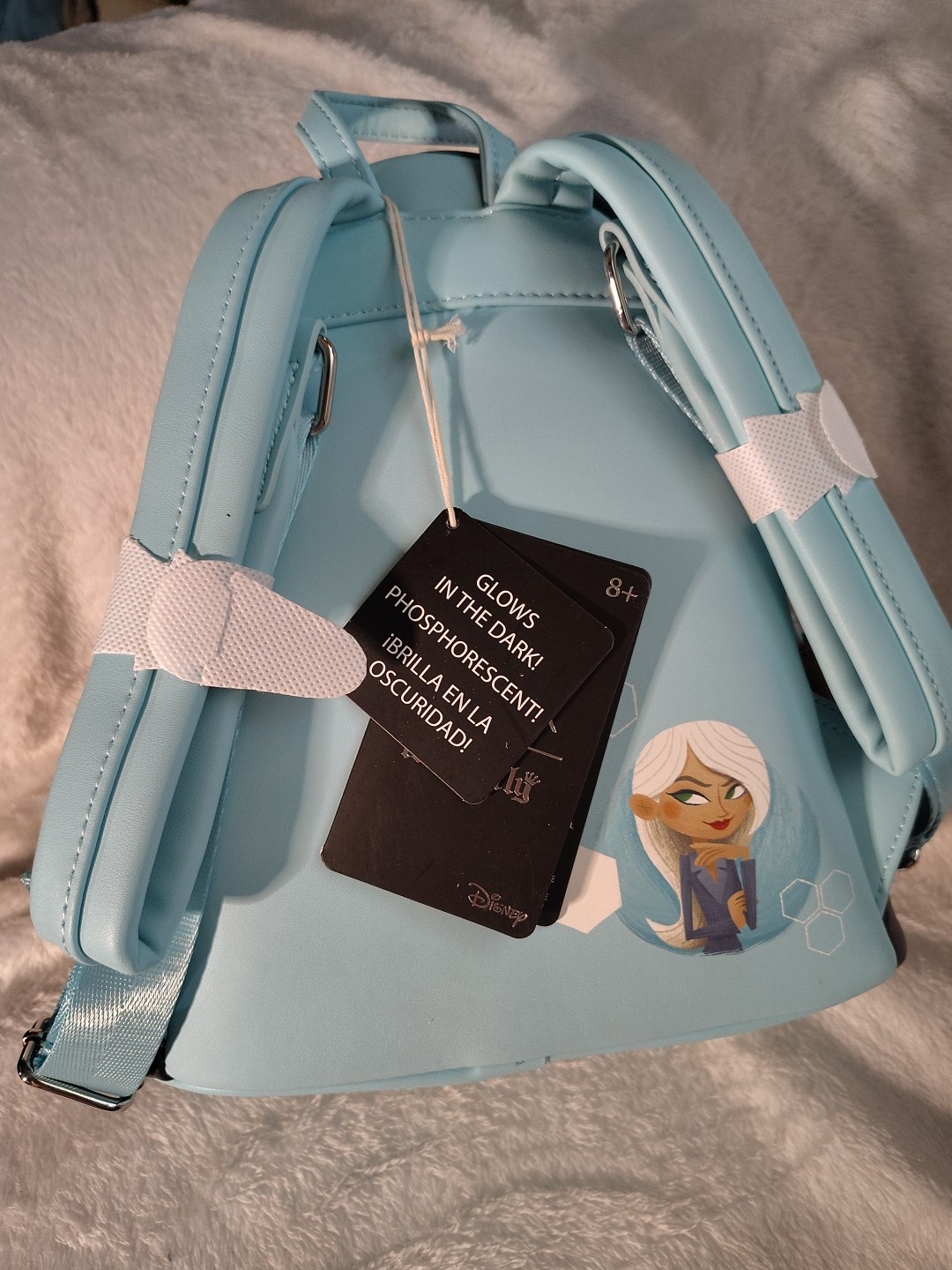 Loungefly Disney Pixar the Incredibles Syndrome Mini Backpack/bag Glows NWT