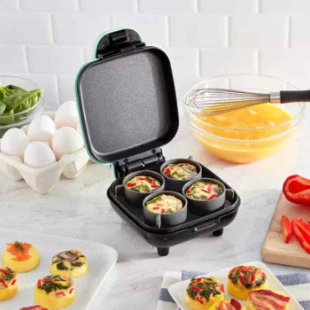 Dash Egg Bite Maker Griddle Aqua