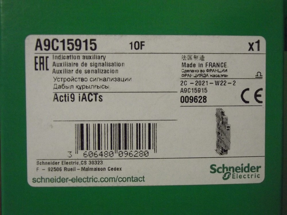 Schneider Electric A9C15915 Indicator auxilliary
