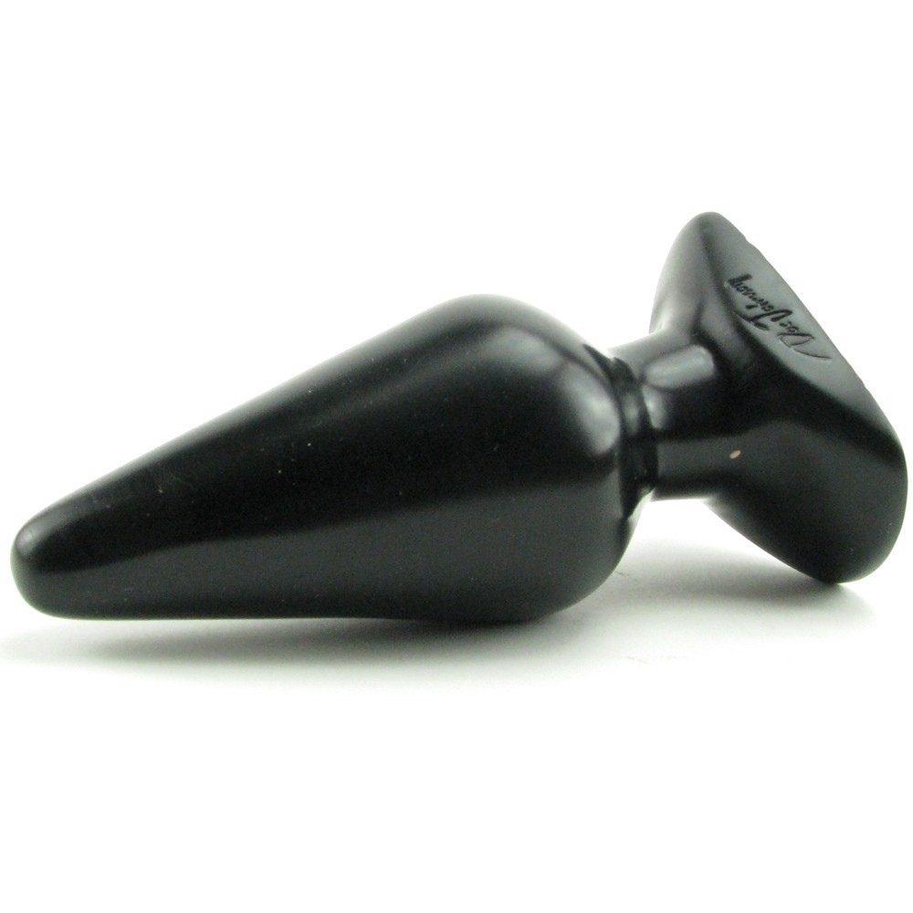 Doc Johnson Classic Butt Plug Black - Smooth Large Anal Probe