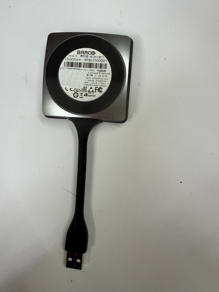 Barco ClickShare Button Switch R9861500D01 USB For Wireless Presentation Genuine