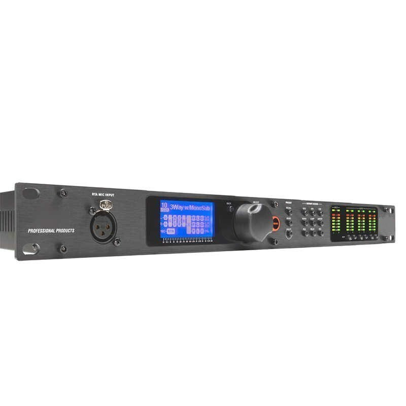 2 IN 6 OUT Digital Audio Processor Equalization & Loudspeaker Management System