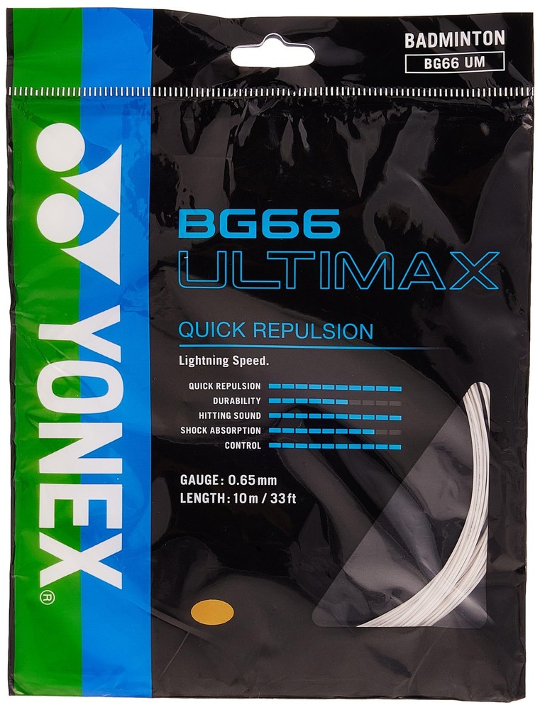 Ultimax Badminton String by (10m Set) White