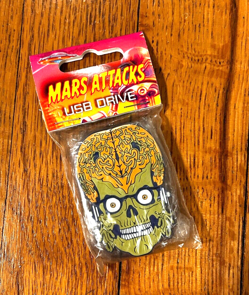 Mars Attacks OFFICIAL 8GB USB Alien Invader Flash Drive