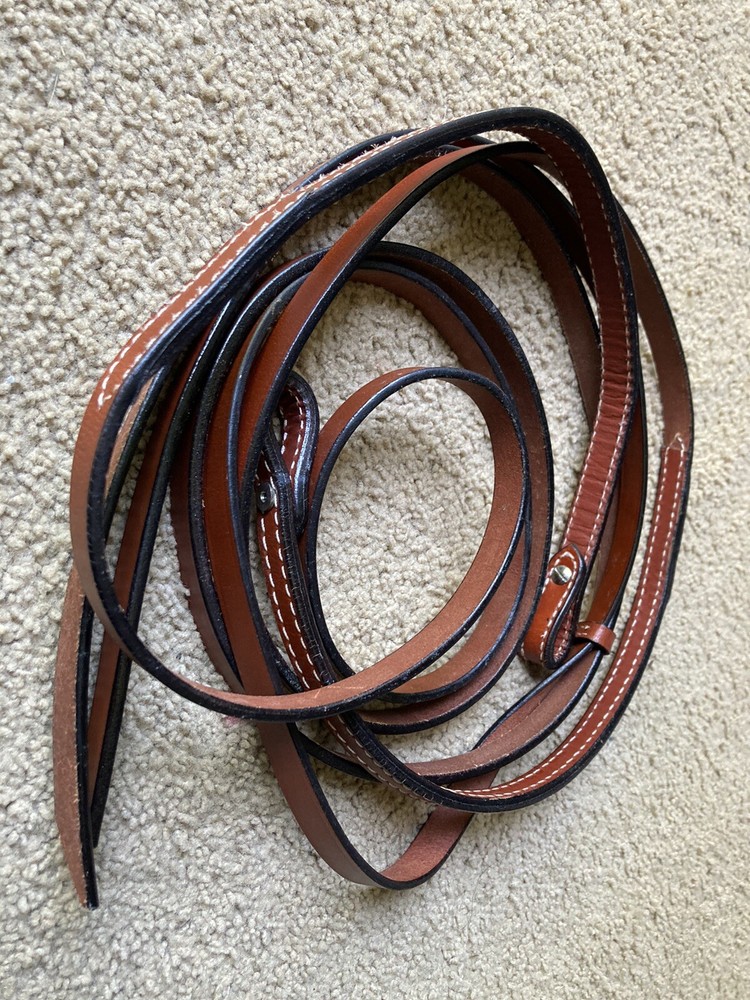 7.5” Leather Split Western Reins