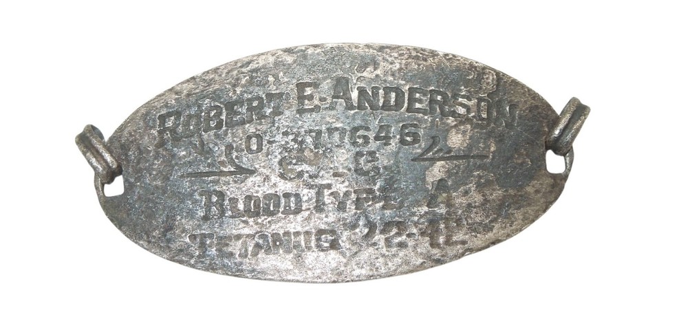 Original WWII US Army Signal Corps OFFICER ID Bracelet CA8