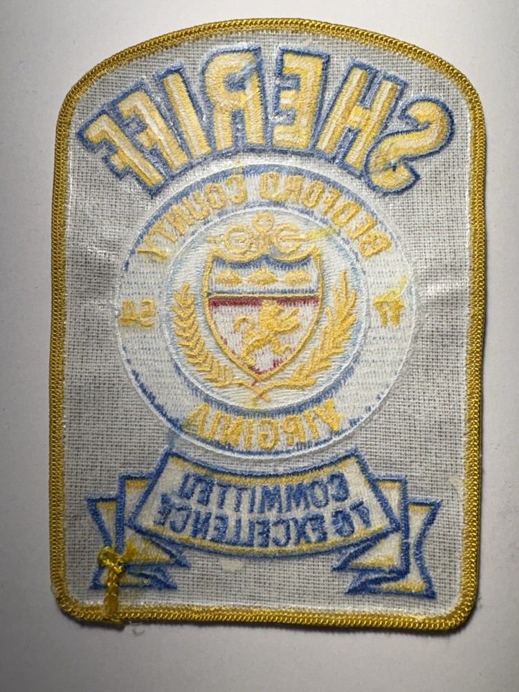 Bedford County Virginia Sheriff Patch
