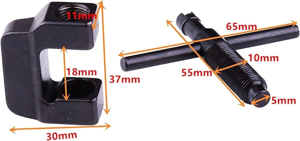 Front Sight Adjustment Tactical Tool,Adjust The Elevation and Windage Black