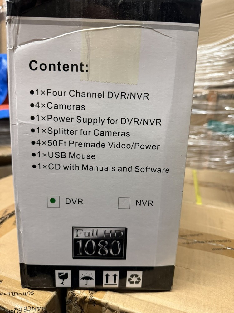 H.265+ Wired Security Camera DVR Kit System