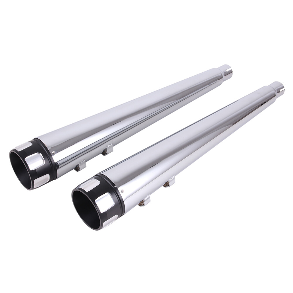 DNA 4" Mufflers Exhaust Pipe For Harley 1995-2016 Road King Street Electra Glide