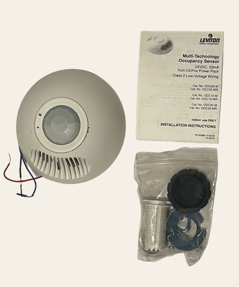 LEVITON ODC05-M0W MULTI-TECH CEILING MOUNT OCCUPANCY SENSOR,24-VDC free shipping