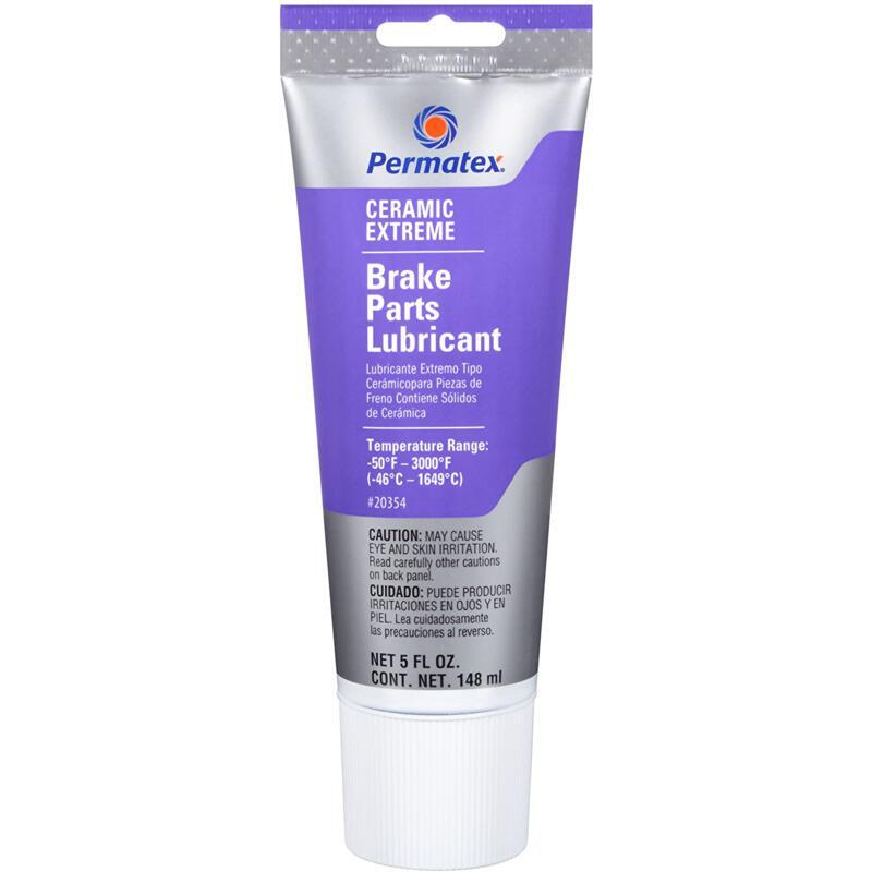 Permatex Brake Lubricant 20354; Ceramic Extreme Synthetic 3000deg 5oz Tube