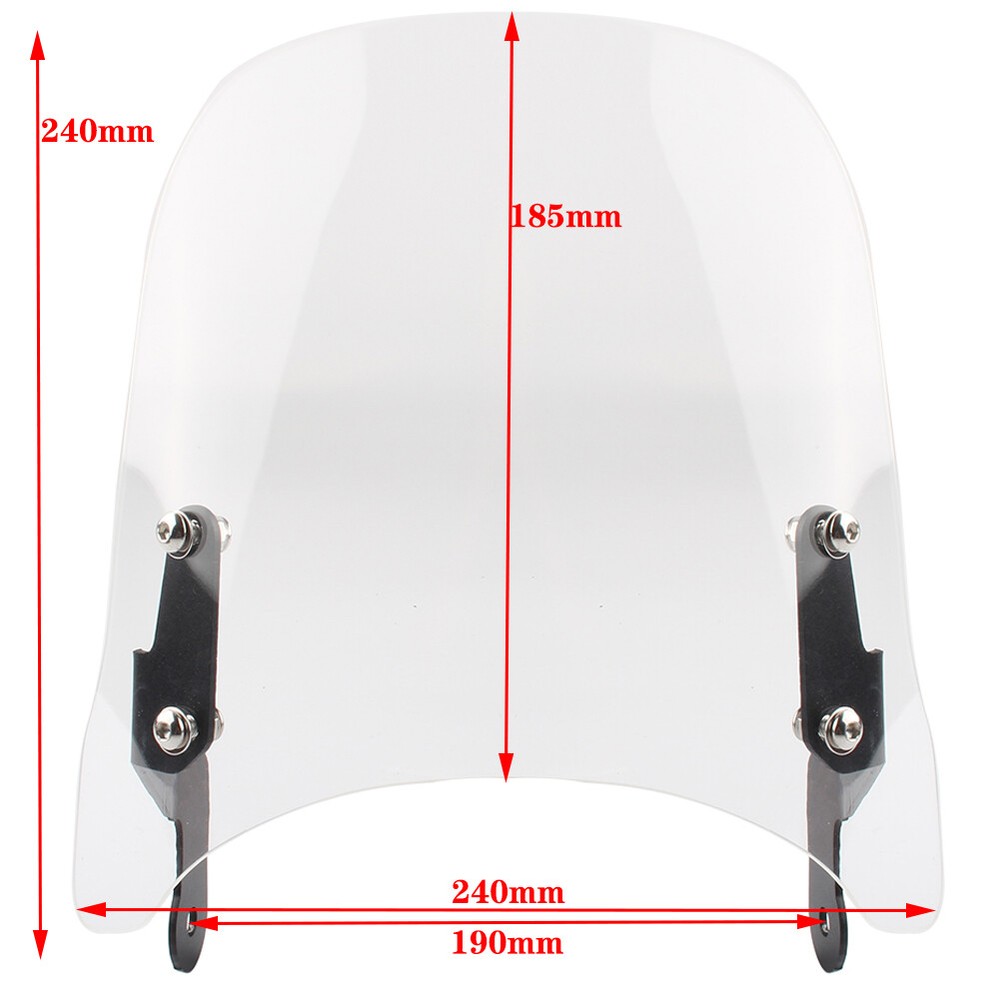 Windshield Windscreen Wind Shield Protector for KAWASAKI Z900RS 2017-2025 Clear