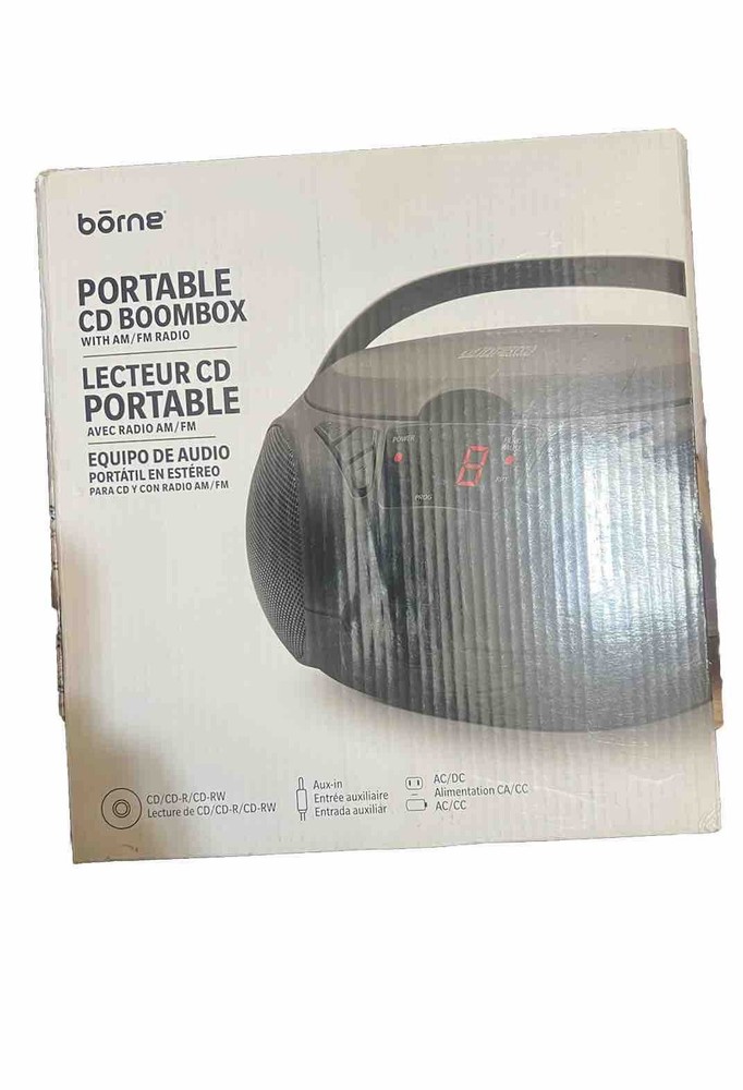 Bōrne Portable CD Boombox