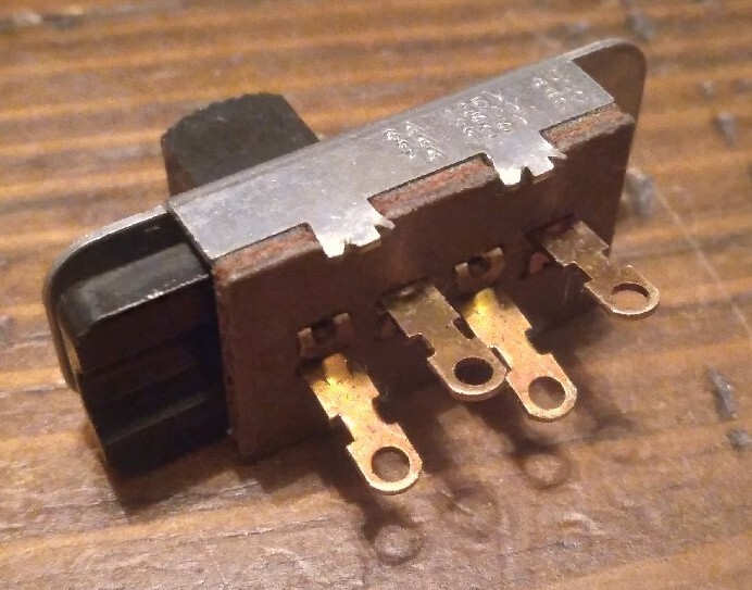 Single Pole Three Position Slide Switch SP3T/SP3P On-On-On S5-31 Stackpole