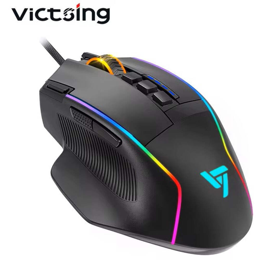 VicTsing PC322 USB RGB Gaming Mouse 16000 DPI Wired Programmable Backlit Ergonom