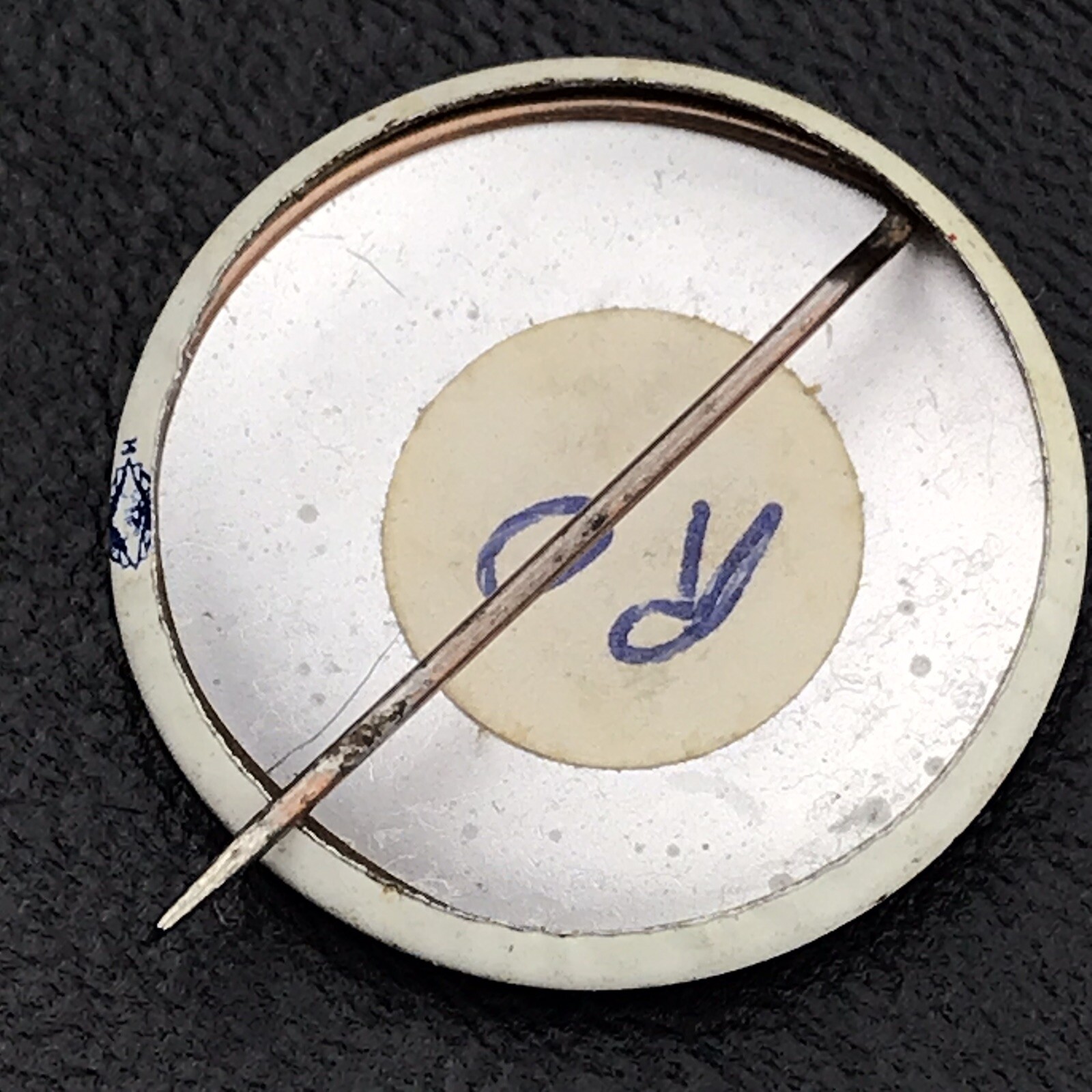 Nixon Agnew Black and Red Small Political Campaign Pin Button Pinback