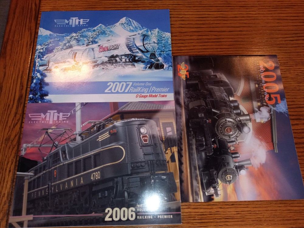 2005/2006/2007 MTH ELECTIC MODEL TRAINS CATALOGS