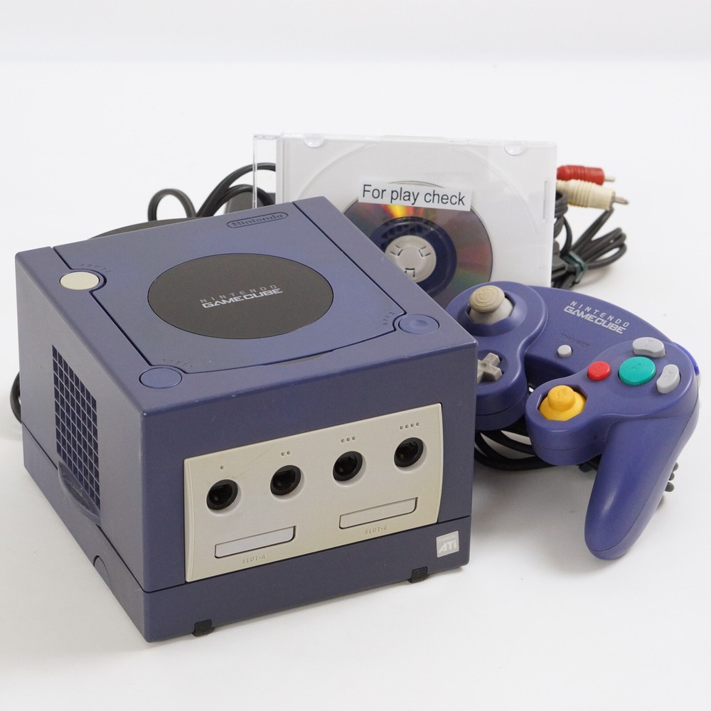 Gamecube Violet Console System DOL-001JP For Japan Game CD DN10012417