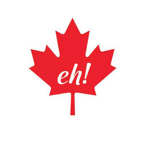 Canadian Maple Leaf Eh! Sticker Decal