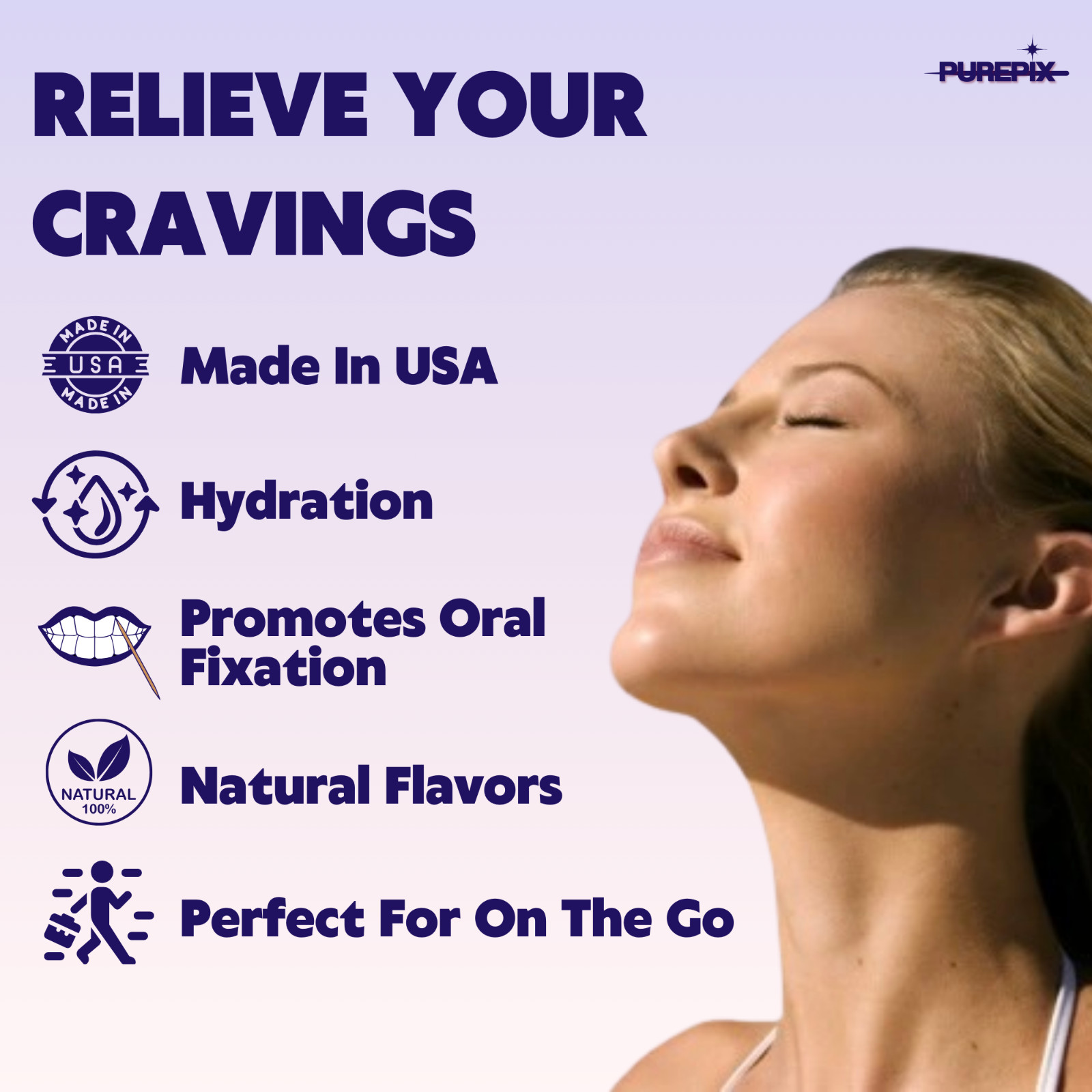 Quit Smoking Aid Premium Extra Thick Boosting Flavored Toothpicks with Lobelia