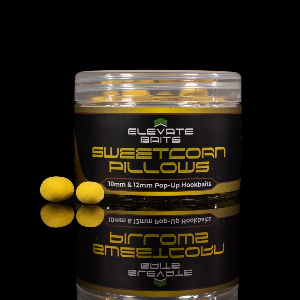 Elevate Baits Sweetcorn Pillows – 10mm & 12mm Pop-Up Hookbaits
