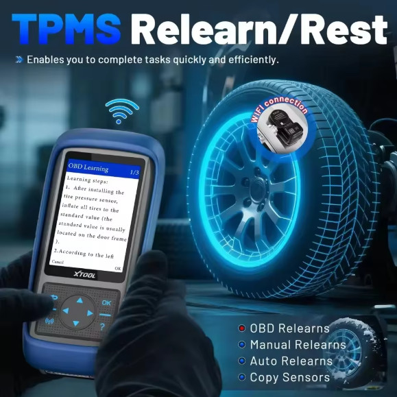XTOOL TP150 TPMS Programming Tool Kit Universal TPMS Relearn/Reset/Activate