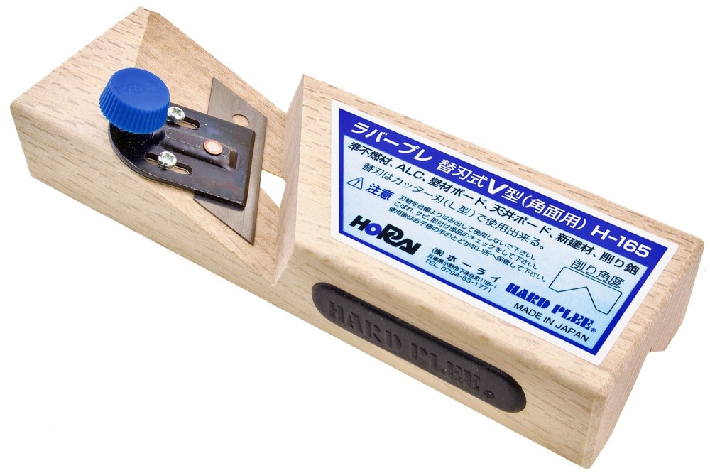 Horai H-165 Corner Plane Kanna V Shape Replaceable Blade Carpentry Hand Tool