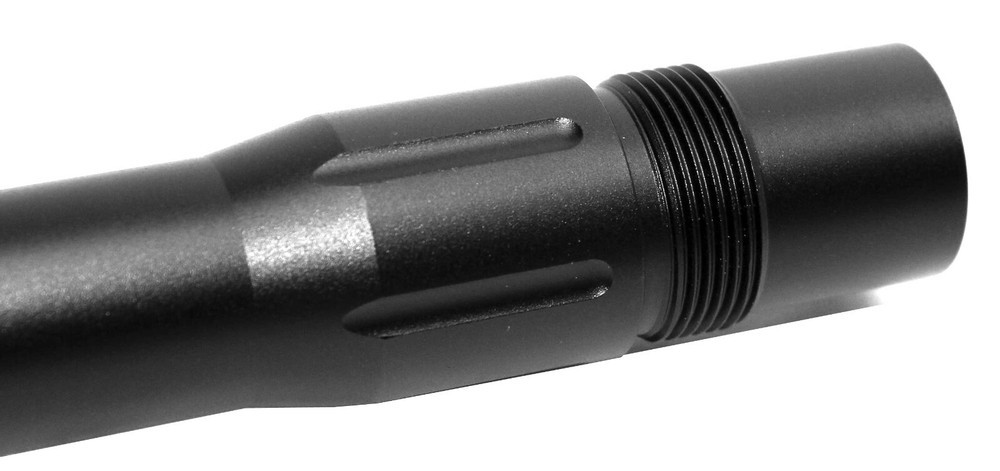 Trinity 16 inches paintball barrel cocker threads for ETHA 3 marker.