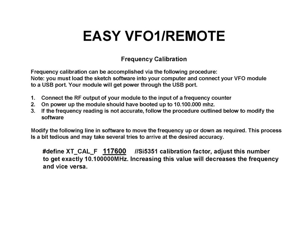 Digital VFO MODEL VFO2 REMOTE