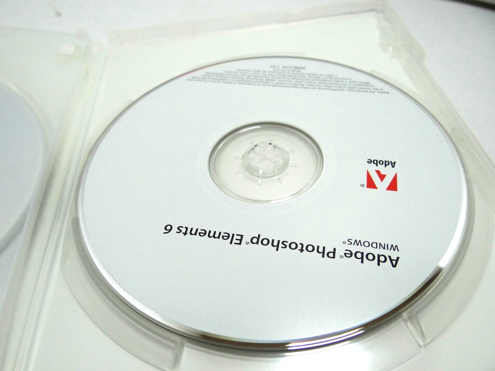 Adobe Photoshop Elements 6 & Premiere Elements 4 PC Clean Discs