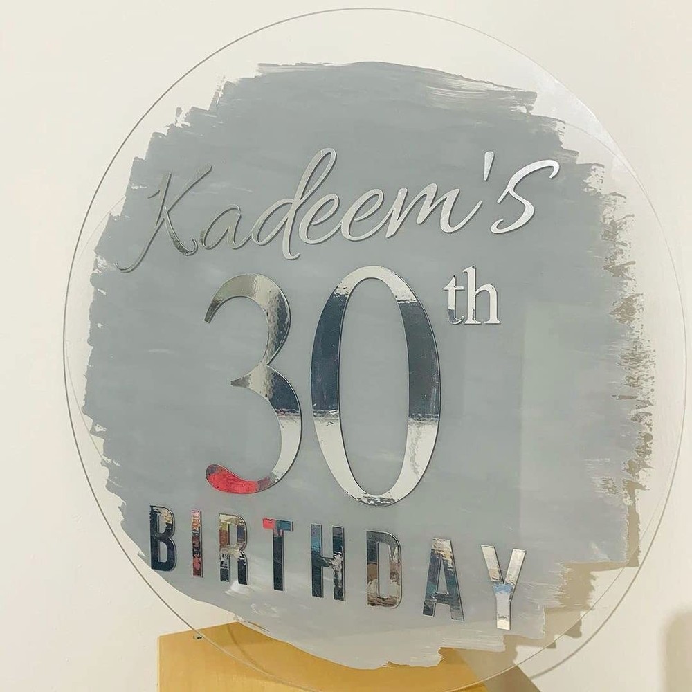 2 Pack 12 Inch Clear Acrylic Round Flexiglass Disk Circle Plastic Sheets