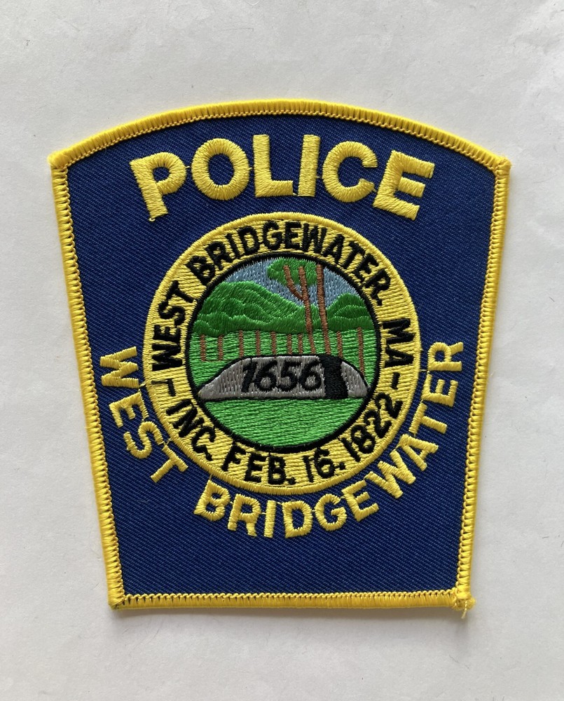 Obsolete West Bridgewater Police patch, Massachusetts