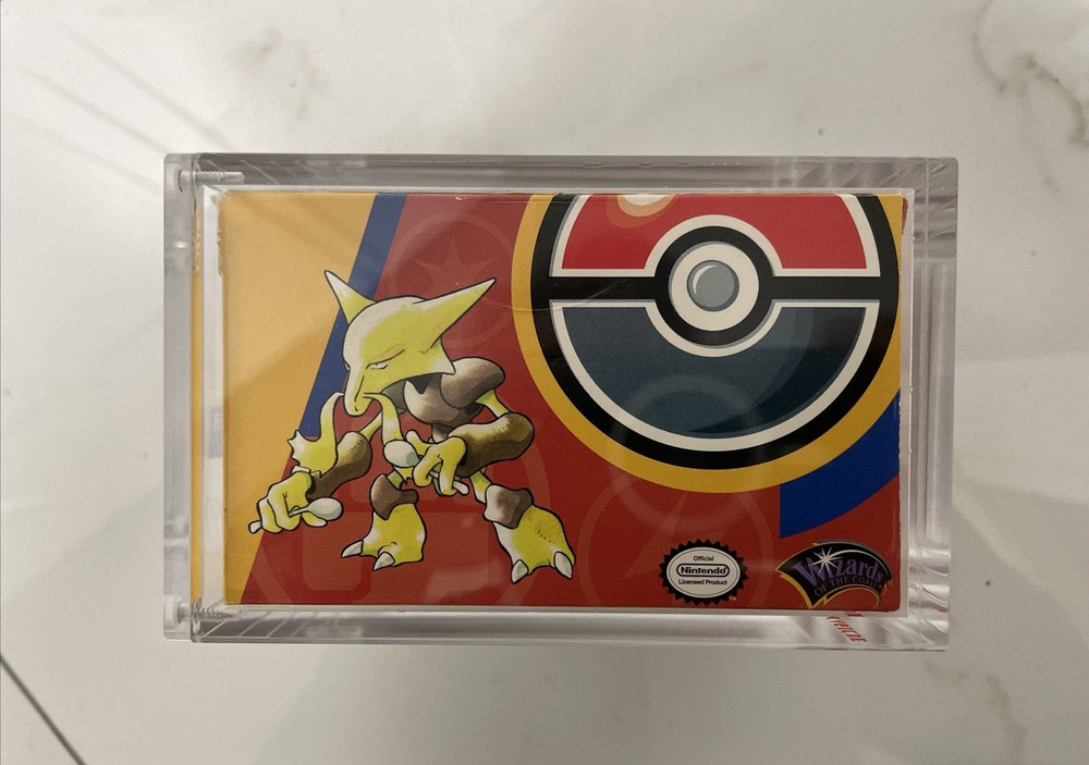 Pokemon EMPTY Booster Box Mint Condition WOTC Base 2 with Plexi Case