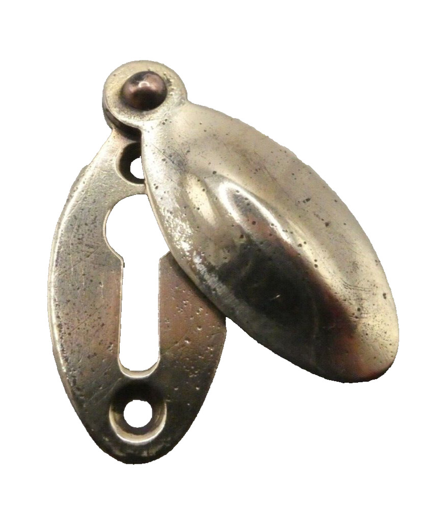 Vintage solid brass escutcheon (ML787)