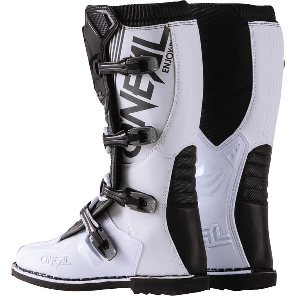 O'Neal Racing Element Boots - White/Black, All Sizes