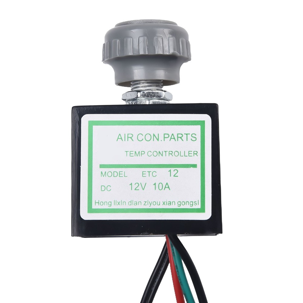 Car Air Conditioner Electronic Temperature Control ABS Material 12V 10A