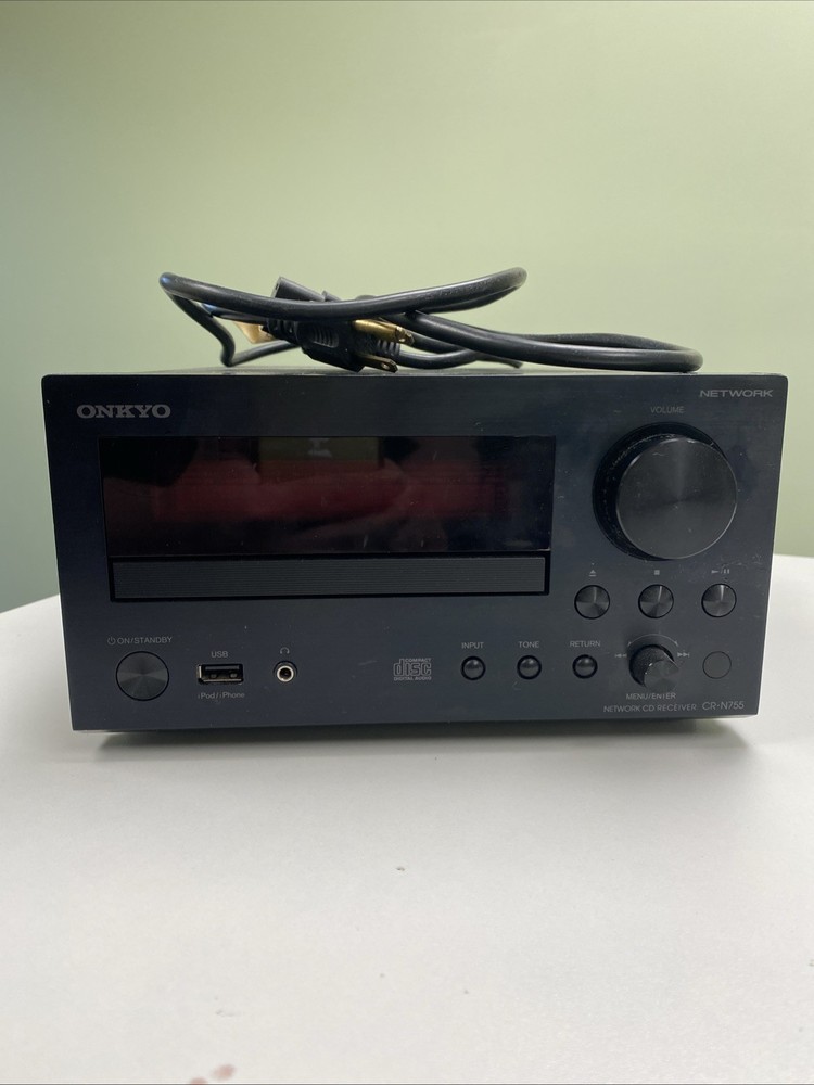 ONKYO CR-N755 amplifier receiver CD Player  Mini System Used READ DESCRIPTION