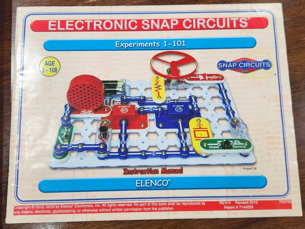 Snap Circuits Jr. Electronics Engineering Discovery Kit For Kids STEM Toy