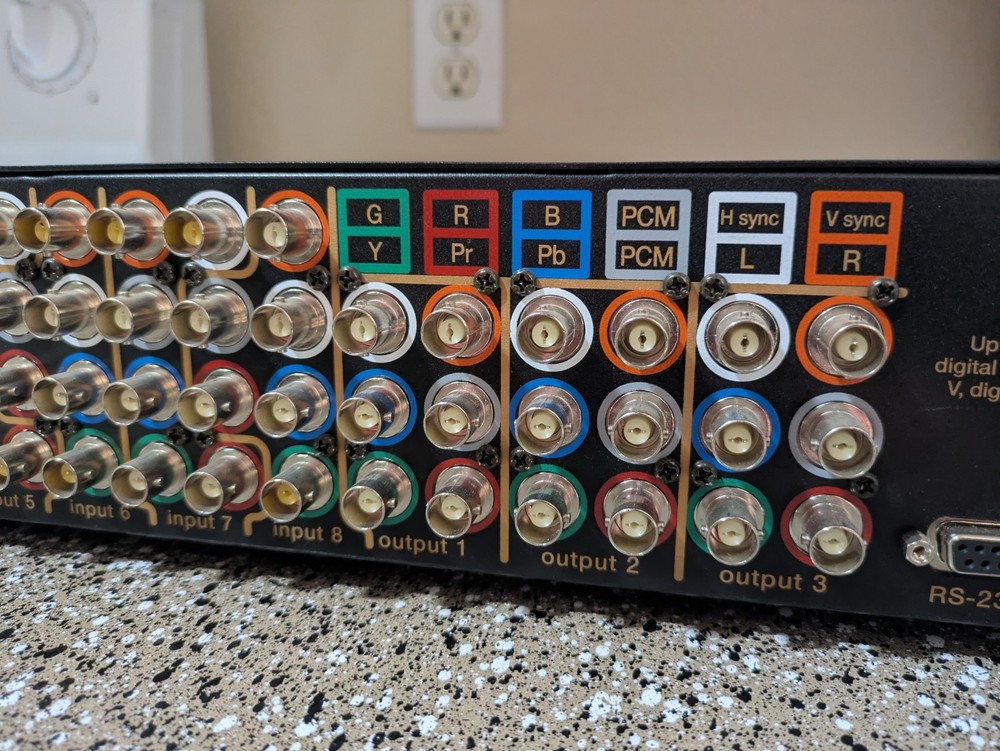KDS Key Digital System - Flash Matrix KD-MSW8X3 - Component Video BNC Switcher