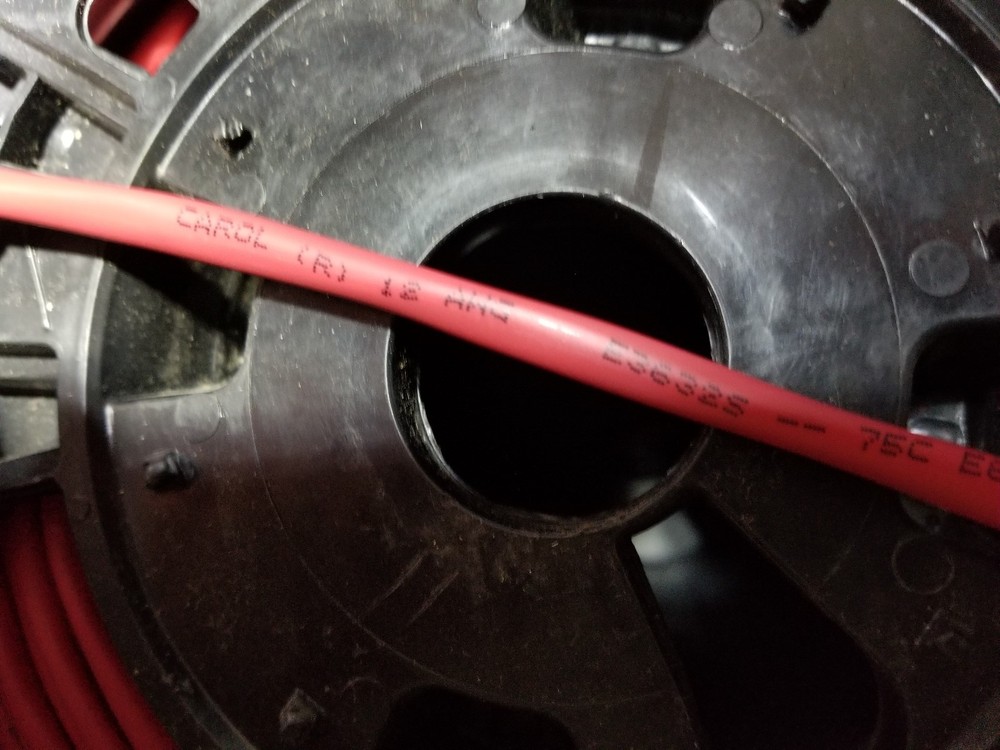 Carol E3632S 12/2C Solid Shield Plenum Fire Alarm Cable Wire FPLP/CL3P Red /50ft