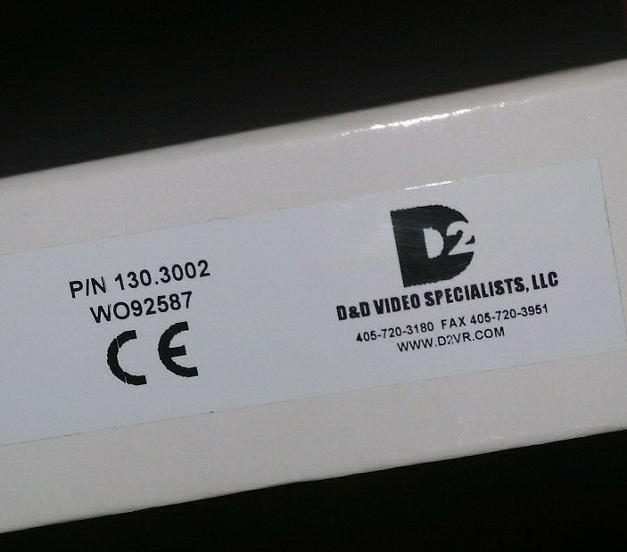 D&D Video Specialties Light Source Cable Light Guide Surgery WO92587 130.3003