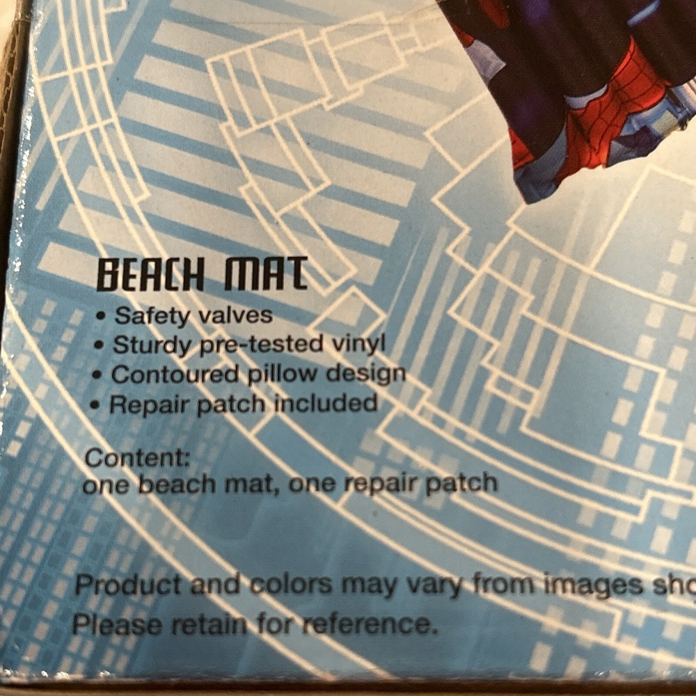 Marvel Spider-Man Pool Swim Beach Mat Float - Ages 3+ In Box