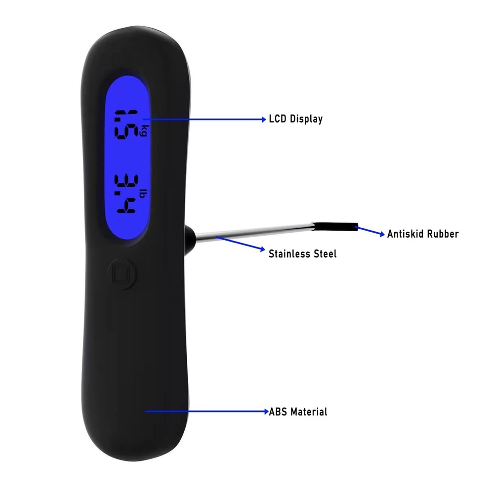 Professional Digital Trigger Pull Scale Gauge Measurement with "kg, Ib, oz, g...