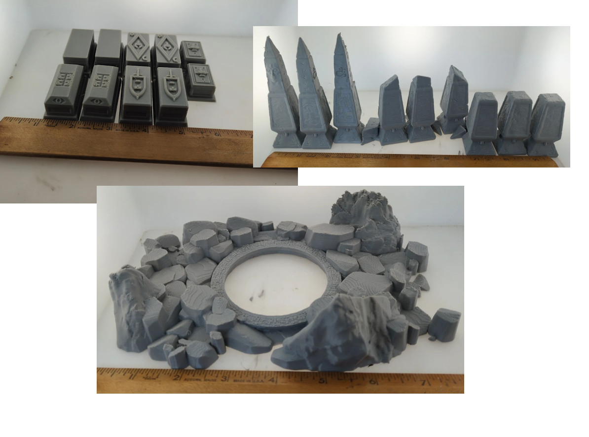 Fantasy terrain pack #1 28mm terrain FAST SHIP|Alternate Wargaming Miniature